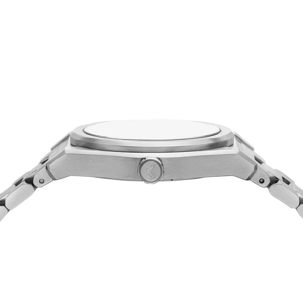  Shop Authentic Emporio Armani Frederico Analog Black Dial Silver Steel Strap Watch for Men - AR11622 - Luxxuri