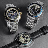  Shop Authentic Seiko Prospex Speedtimer Solar Chronograph Grey Dial Silver Steel Strap Watch for Men - SSC939 - Luxxuri