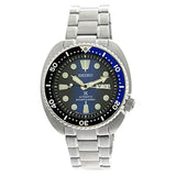  Shop Authentic Seiko Prospex Deep Blue Batman Turtle Diver's Automatic Blue Dial Silver Steel Strap Watch for Men - SRPC25J1 - Luxxuri
