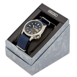 Seiko 5 Sports Automatic Blue Dial Blue Nylon Strap Watch for Men - SRPE63K1