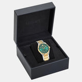  Shop Authentic Versace V-Auria Quartz Green Dial Two Tone Steel Strap Watch for Men - VE0F00425 - Luxxuri