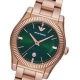  Shop Authentic Emporio Armani Federica Analog Green Dial Rose Gold Steel Strap Watch for Women - AR11639 - Luxxuri