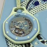 Swatch x AP Royal Pop Lime Green Dial Lime Lanyard Watch for Men - Blaue Acht