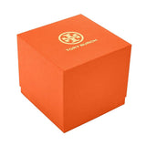 Tory Burch The Tory Chronograph White Dial Two Tone Steel Strap Watch for Women - TBW1052