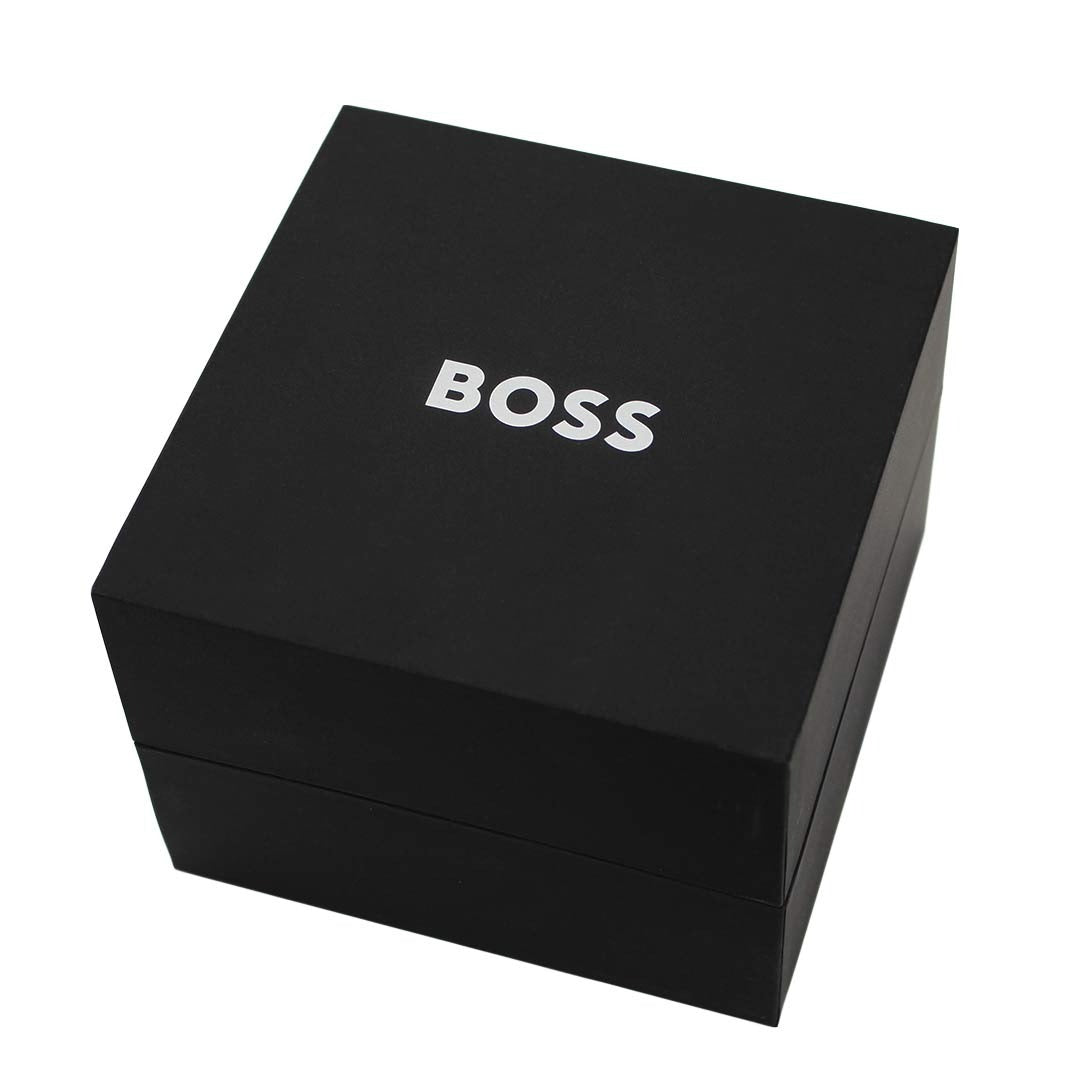 Hugo Boss Admiral Chronograph Black Dial Black Nylon Strap Watch for Men - 1513918