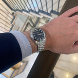  Shop Authentic Seiko 5 Sports SNXS Automatic Blue Dial Silver Steel Strap Watch for Men - SRPK87K1 - Luxxuri