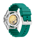 Citizen Mechanical Automatic Green Dial Green Rubber Strap Watch for Men - NJ0129-10X