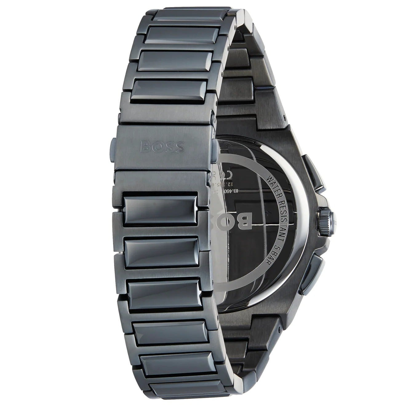  Shop Authentic Hugo Boss Taper Chronograph Black Dial Black Steel Strap Watch for Men - 1514090 - Luxxuri