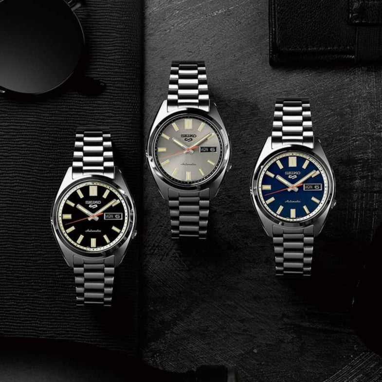  Shop Authentic Seiko 5 Sports SNXS Series Automatic Beige Dial Silver Steel Strap Watch for Men - SRPK91K1 - Luxxuri