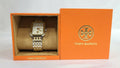 Tory Burch Robinson White Dial Two Tone Steel Strap Watch for Women - TBW1501