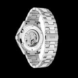  Shop Authentic Hugo Boss Troper Automatic Chronograph Green Dial Silver Steel Strap Watch for Men - 1514200 - Luxxuri