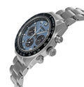 Seiko Prospex Speedtimer 41.4 Solar Chronograph Blue Dial Silver Steel Strap Watch for Men - SSC935