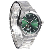  Shop Authentic Hugo Boss Troper Automatic Chronograph Green Dial Silver Steel Strap Watch for Men - 1514200 - Luxxuri