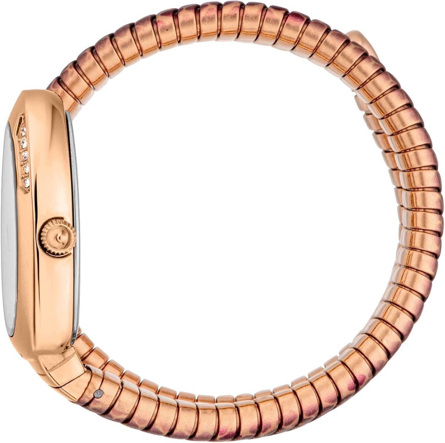 Just Cavalli Glam Evo 5 Silver Dial Two Tone Steel Strap Watch for Women - JC1L251M0065