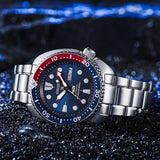  Shop Authentic Seiko Prospex PADI Special Edition Automatic Blue Dial Silver Steel Strap Watch for Men - SRPE99 - Luxxuri