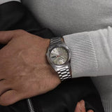  Shop Authentic Seiko 5 Sports SNXS Series Automatic Beige Dial Silver Steel Strap Watch for Men - SRPK91K1 - Luxxuri