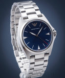  Shop Authentic Emporio Armani Frederico Analog Blue Dial Silver Steel Strap Watch for Men - AR11620 - Luxxuri