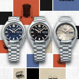  Shop Authentic Seiko 5 Sports SNXS Automatic Blue Dial Silver Steel Strap Watch for Men - SRPK87K1 - Luxxuri