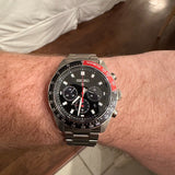  Shop Authentic Seiko Prospex Speedtimer Solar Chronograph Black Dial Silver Steel Strap Watch for Men - SSC915 - Luxxuri