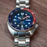  Shop Authentic Seiko Prospex PADI Special Edition Automatic Blue Dial Silver Steel Strap Watch for Men - SRPE99 - Luxxuri