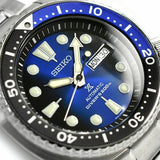  Shop Authentic Seiko Prospex Deep Blue Batman Turtle Diver's Automatic Blue Dial Silver Steel Strap Watch for Men - SRPC25J1 - Luxxuri