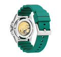 Citizen Mechanical Automatic Green Dial Green Rubber Strap Watch for Men - NJ0129-10X