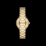  Shop Authentic Emporio Armani Genni Crystals Mother of Pearl Dial Gold Steel Strap Watch for Women - AR11659 - Luxxuri