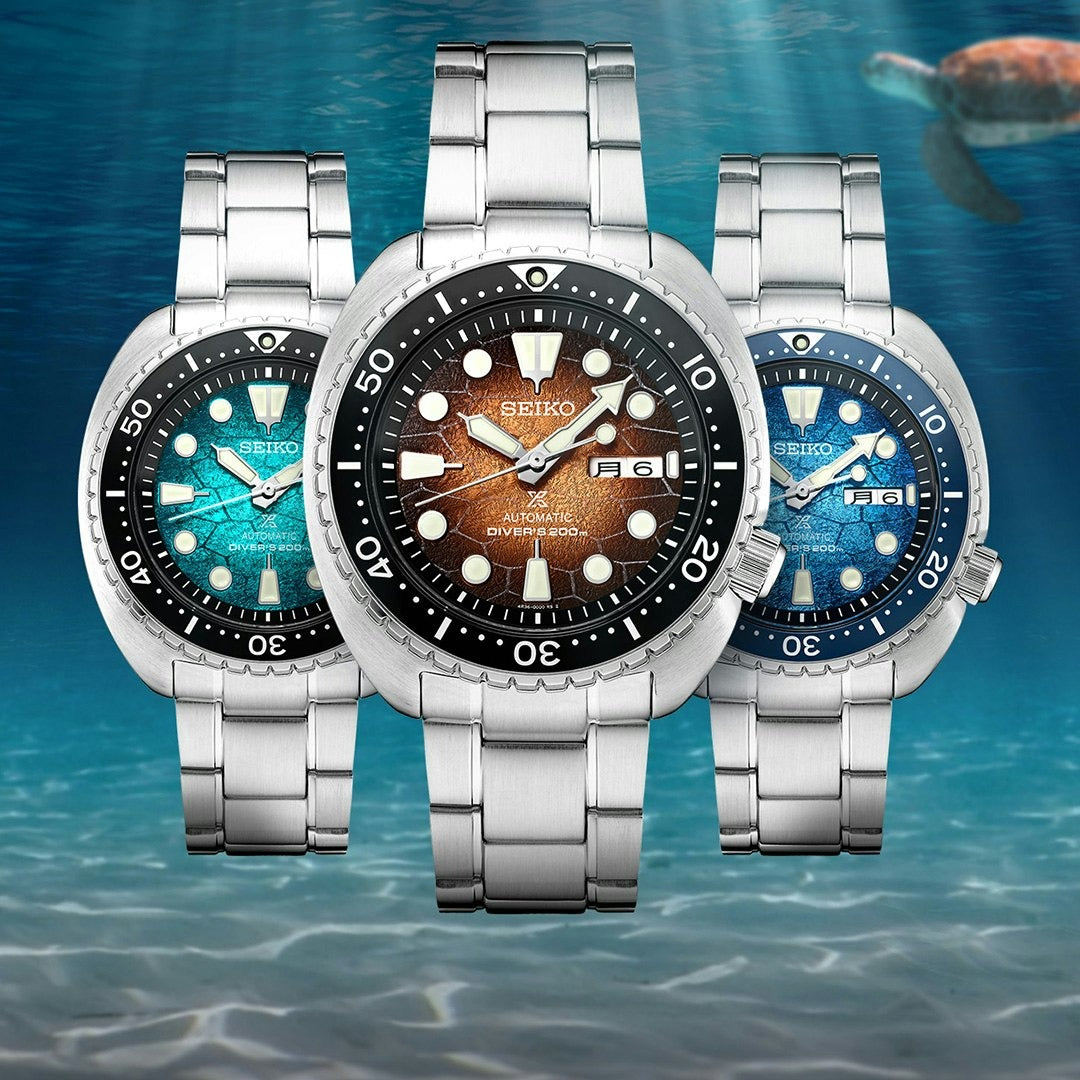 Seiko Prospex US Special Edition Automatic Blue Dial Silver Steel Strap Watch for Men - SRPH59