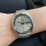  Shop Authentic Seiko 5 Sports SNXS Series Automatic Beige Dial Silver Steel Strap Watch for Men - SRPK91K1 - Luxxuri