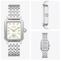 Tory Burch Robinson White Dial Silver Steel Strap Watch for Women - TBW1510