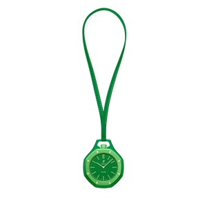 Swatch x AP Royal Pop Green Dial Green Leather Lanyard Watch for Men - Green Eight