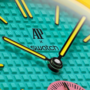 Swatch x AP Royal Pop Blue Dial Lanyard Watch for Women - Otg Roz