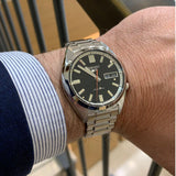  Shop Authentic Seiko 5 Sports SNXS Series Automatic Black Dial Silver Steel Strap Watch for Men - SRPK89K1 - Luxxuri