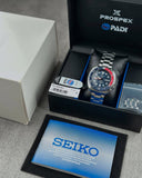  Shop Authentic Seiko Prospex PADI Special Edition Automatic Blue Dial Silver Steel Strap Watch for Men - SRPE99 - Luxxuri