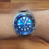  Shop Authentic Seiko Prospex Save The Ocean Diver's Automatic Blue Dial Silver Steel Strap Watch for Men - SRPD21J1 - Luxxuri