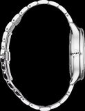 Seiko Presage Cocktail Time Automatic Ice Blue Dial Silver Steel Strap Watch for Men - SRPE19J1