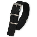 Seiko 5 Sports Automatic Black Dial Black Nylon Strap Watch for Men - SRPE67K1