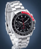  Shop Authentic Seiko Prospex Speedtimer Solar Chronograph Black Dial Silver Steel Strap Watch for Men - SSC915 - Luxxuri