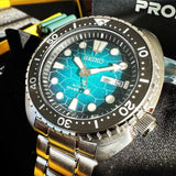  Shop Authentic Seiko US Special Edition Automatic Green Dial Silver Steel Strap Watch for Men - SRPH57 - Luxxuri