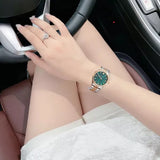  Shop Authentic Versace Hellenyium Quartz Green Dial Two Tone Steel Strap Watch for Women - VE2S00422 - Luxxuri