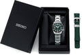 Seiko Prospex 140th Anniversary Limited Edition Automatic Scuba Divers Green Dial Silver Steel Strap Watch for Men - SPB207J1
