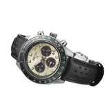  Shop Authentic Seiko Prospex Speedtimer Solar Chronograph Ivory Dial Black Leather Strap Watch for Men - SSC943 - Luxxuri