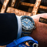 Seiko Prospex Glacier Save The Ocean Special Edition Automatic Blue Dial Silver Steel Strap Watch for Men - SPB299J1