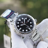  Shop Authentic Seiko 5 Sports Automatic Black Dial Silver Steel Strap Watch for Men - SRPC61J1 - Luxxuri