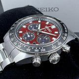  Shop Authentic Seiko Prospex US Special Edition Speedtimer Solar Chronograph Red Dial Silver Steel Strap Watch for Men - SSC927 - Luxxuri