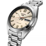  Shop Authentic Seiko 5 Sports SNXS Series Automatic Beige Dial Silver Steel Strap Watch for Men - SRPK91K1 - Luxxuri