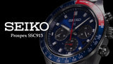  Shop Authentic Seiko Prospex Speedtimer Solar Chronograph Blue Dial Silver Steel Strap Watch for Men - SSC913 - Luxxuri