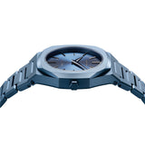 D1 Milano Ultra Thin Blue Dial Blue Steel Strap Watch for Women - D1-UTBL33