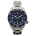 Seiko Prospex Marinemaster Automatic Scuba Divers Blue Dial Silver Steel Strap Watch for Men - SPB187J1