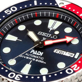  Shop Authentic Seiko Prospex PADI Special Edition Automatic Blue Dial Silver Steel Strap Watch for Men - SRPE99 - Luxxuri